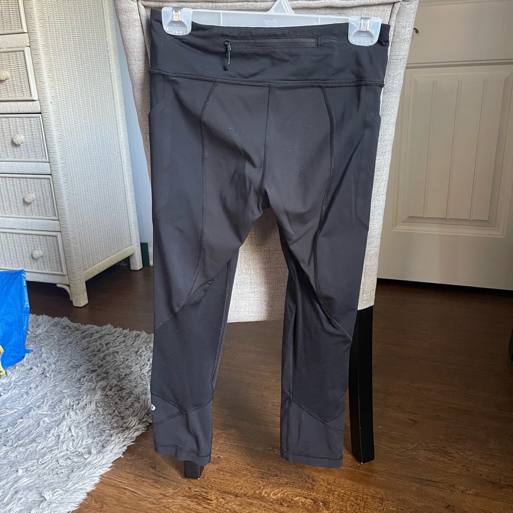 lululemon athetica High Rise Mesh Black Leggings